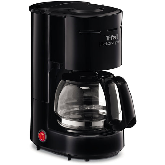 Cafetera T-Fal Heliora Petit 6 Tazas Negra