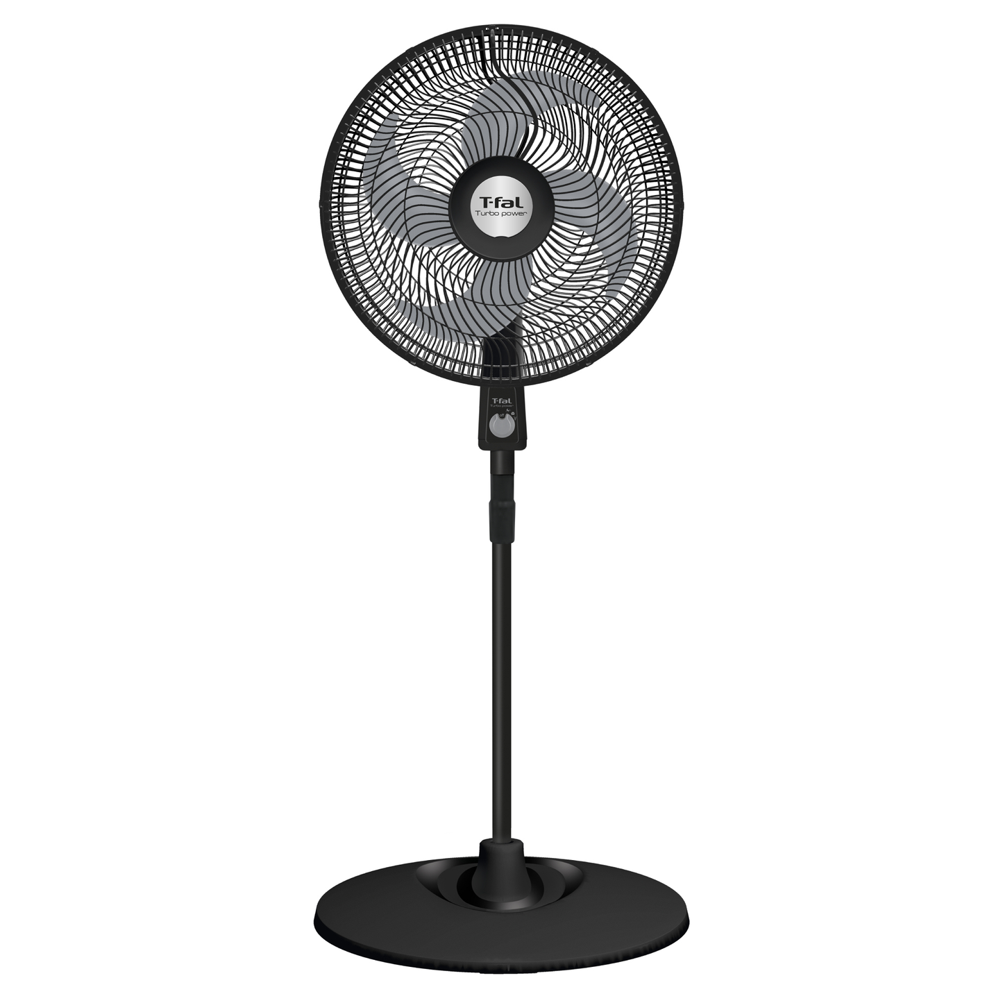 Ventilador T-Fal Turbo 18″ pedestal negro VE2910X0