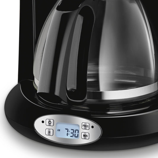 Cafetera Programable T-Fal 15 Tazas Mineral Grey