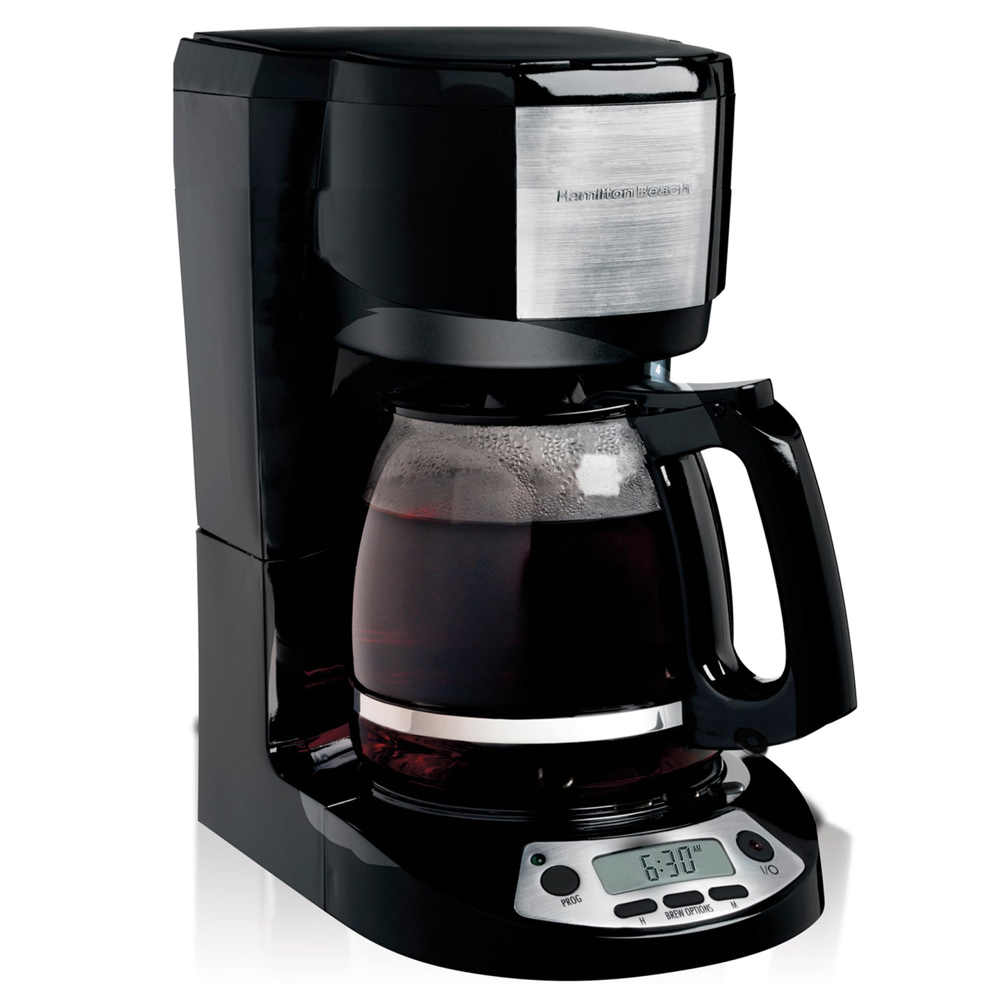 Cafetera Programable Hamilton Beach 12 tazas 49615 Negra