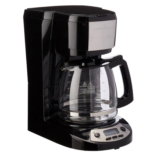 Cafetera Programable Hamilton Beach 12 tazas 49615 Negra