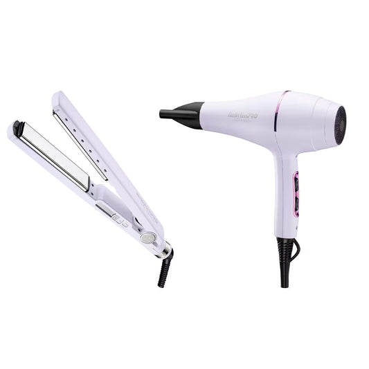 Combo Nano Titanium Babyliss PRO Alaciadora y Secadora