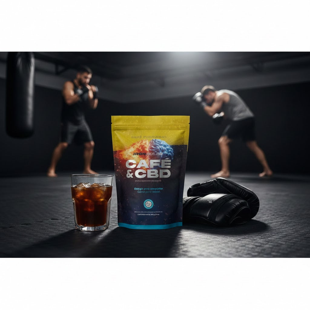 Café Funcional IronPulse Tostado 100%Arábica con CBD (0%THC)