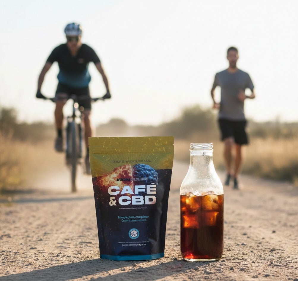 Café Funcional IronPulse Tostado 100%Arábica con CBD (0%THC)