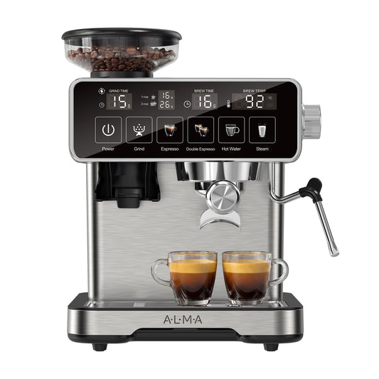 Cafetera Profesional 20Bares ALMA con Molino de Café BRIATTO