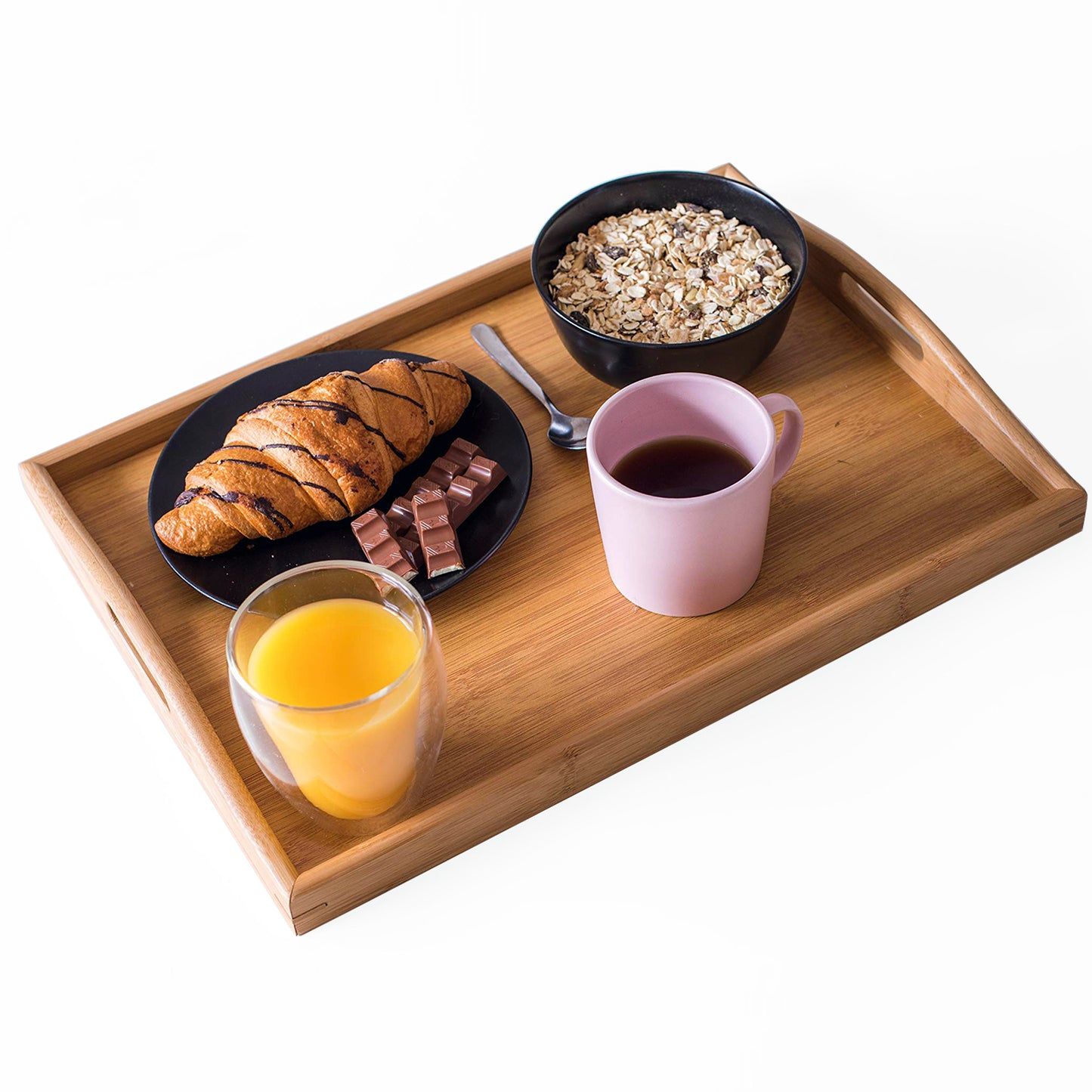 Charola de Servicio Clear Madera Natural HC219