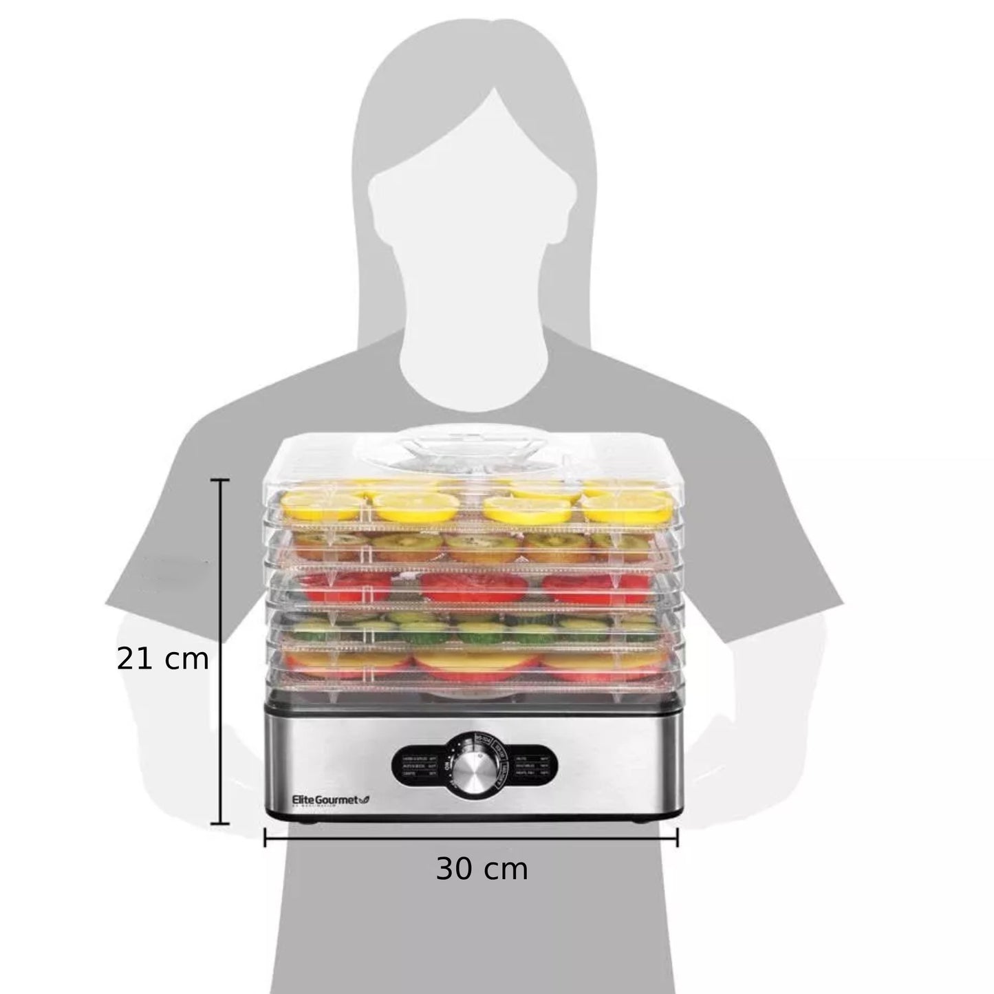 Deshidratador de alimentos Elite Gourmet Mod: EFD3321