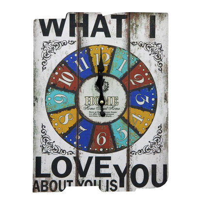 Reloj De Pared Vintage Square #1