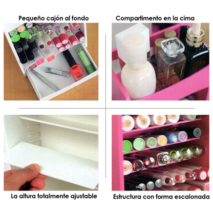 Organizador Para Cosméticos - Blanco