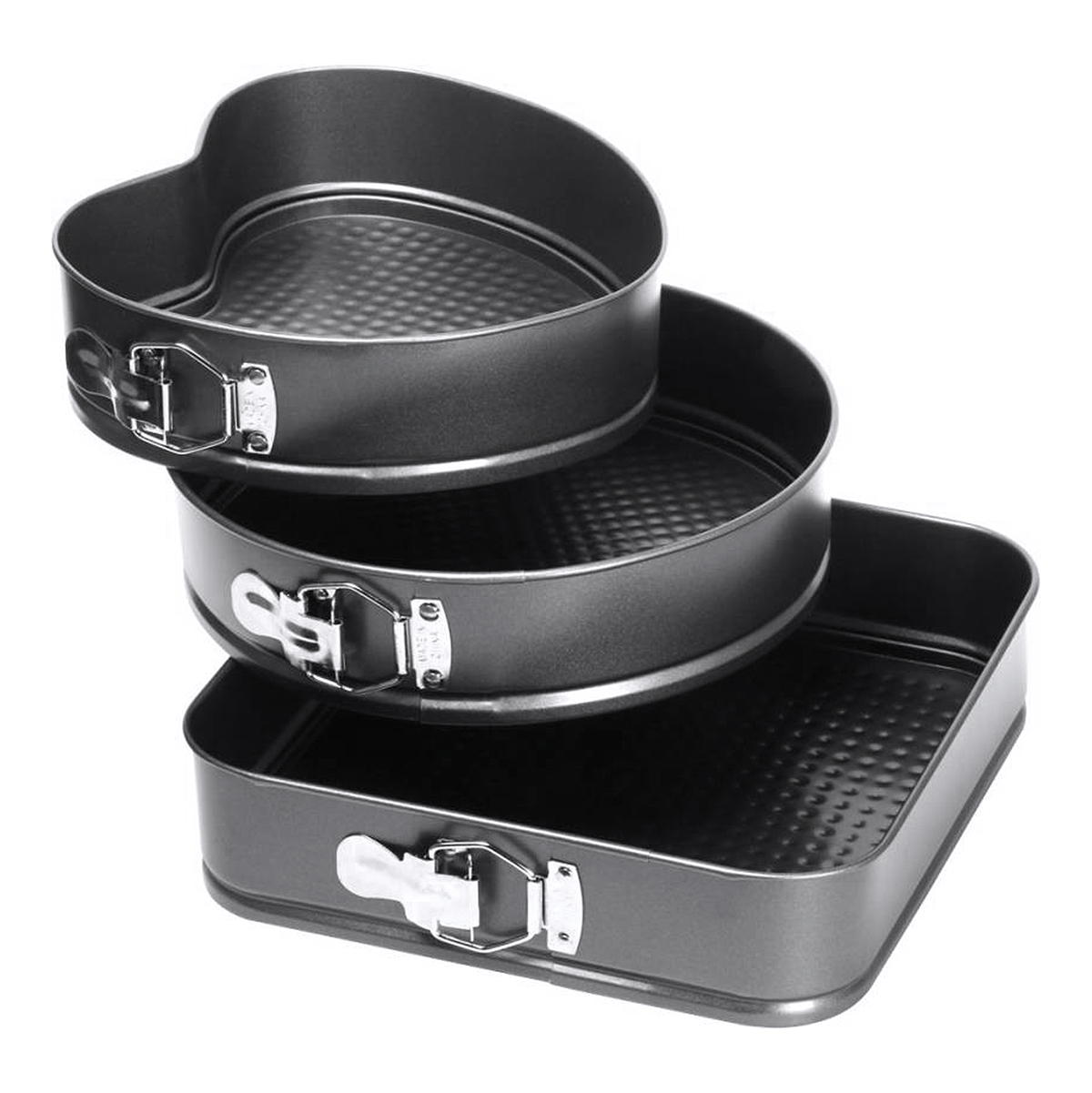 Juego de 3 Moldes Desmontables para Pasteles