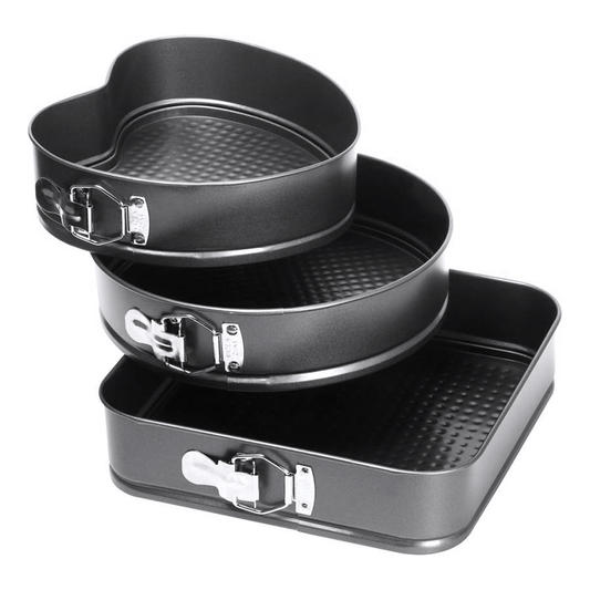 Juego de 3 Moldes Desmontables para Pasteles