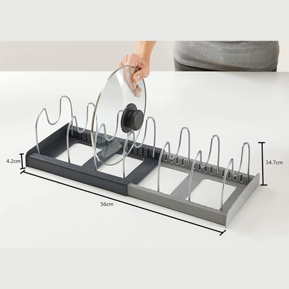 Organizador/ Escurridor Retráctil plastico/Metal Aquila