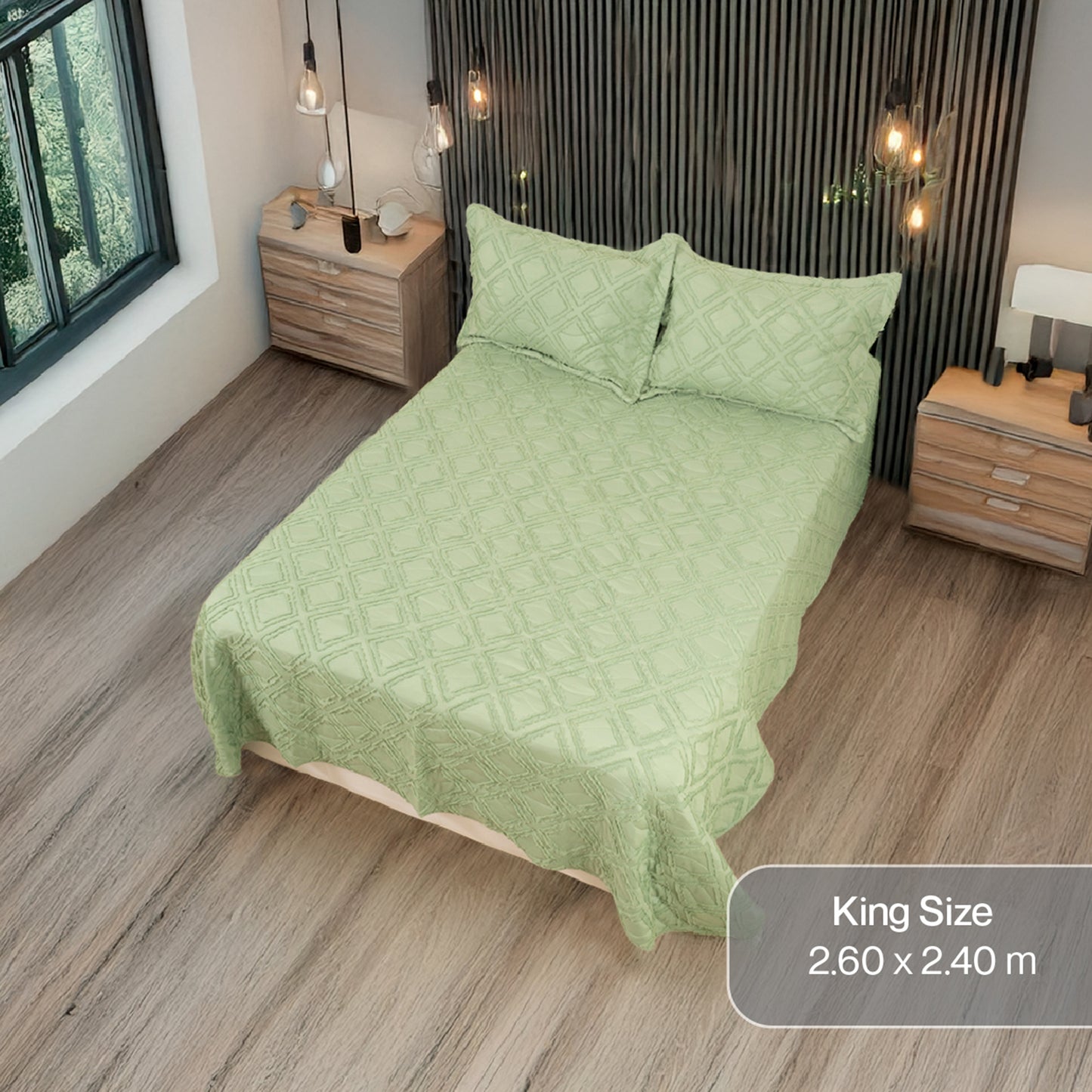 Edredón Capitonado King Size 240 x 260cm