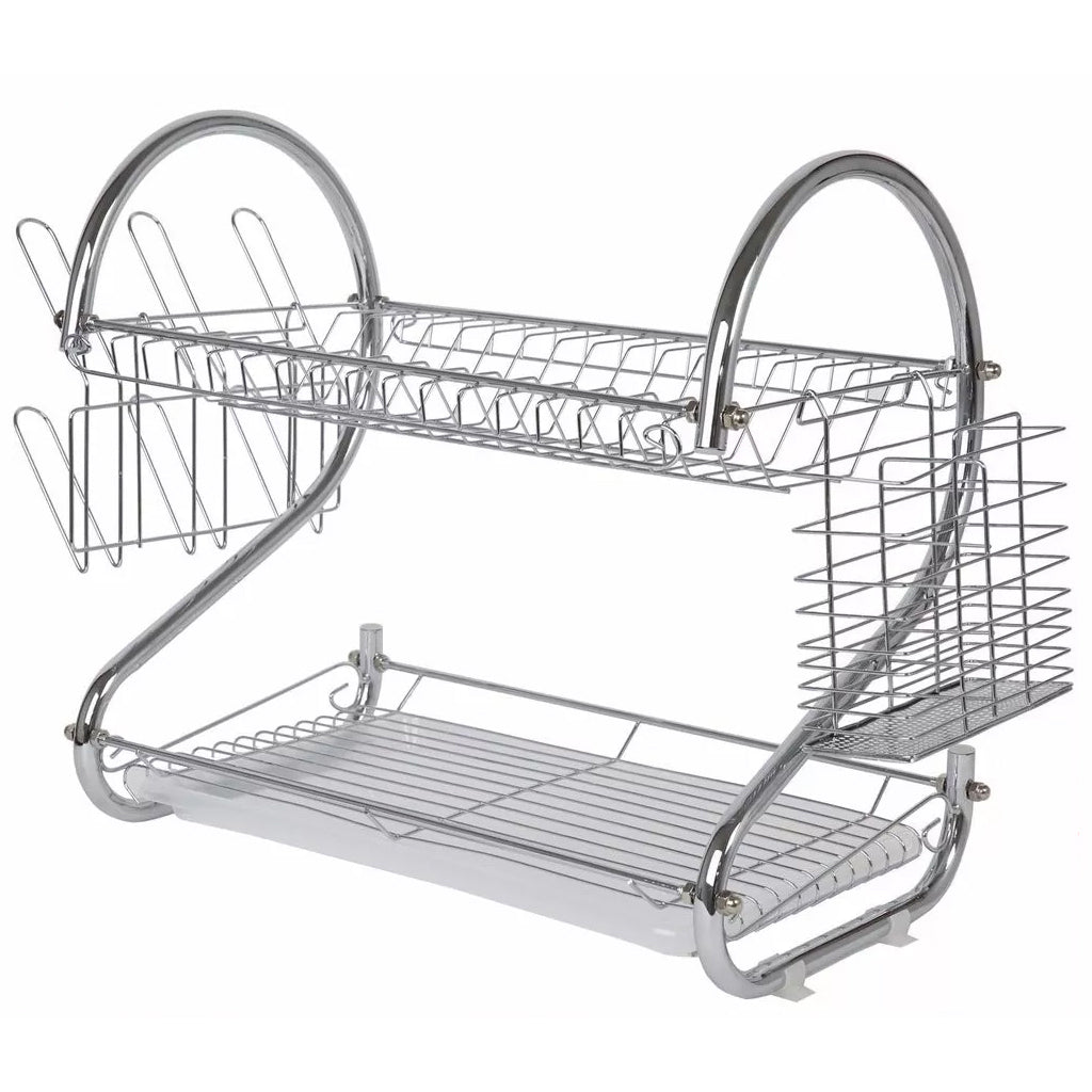 Escurridor Aquila 2 Niveles Acero cromado Mod 22 Plata