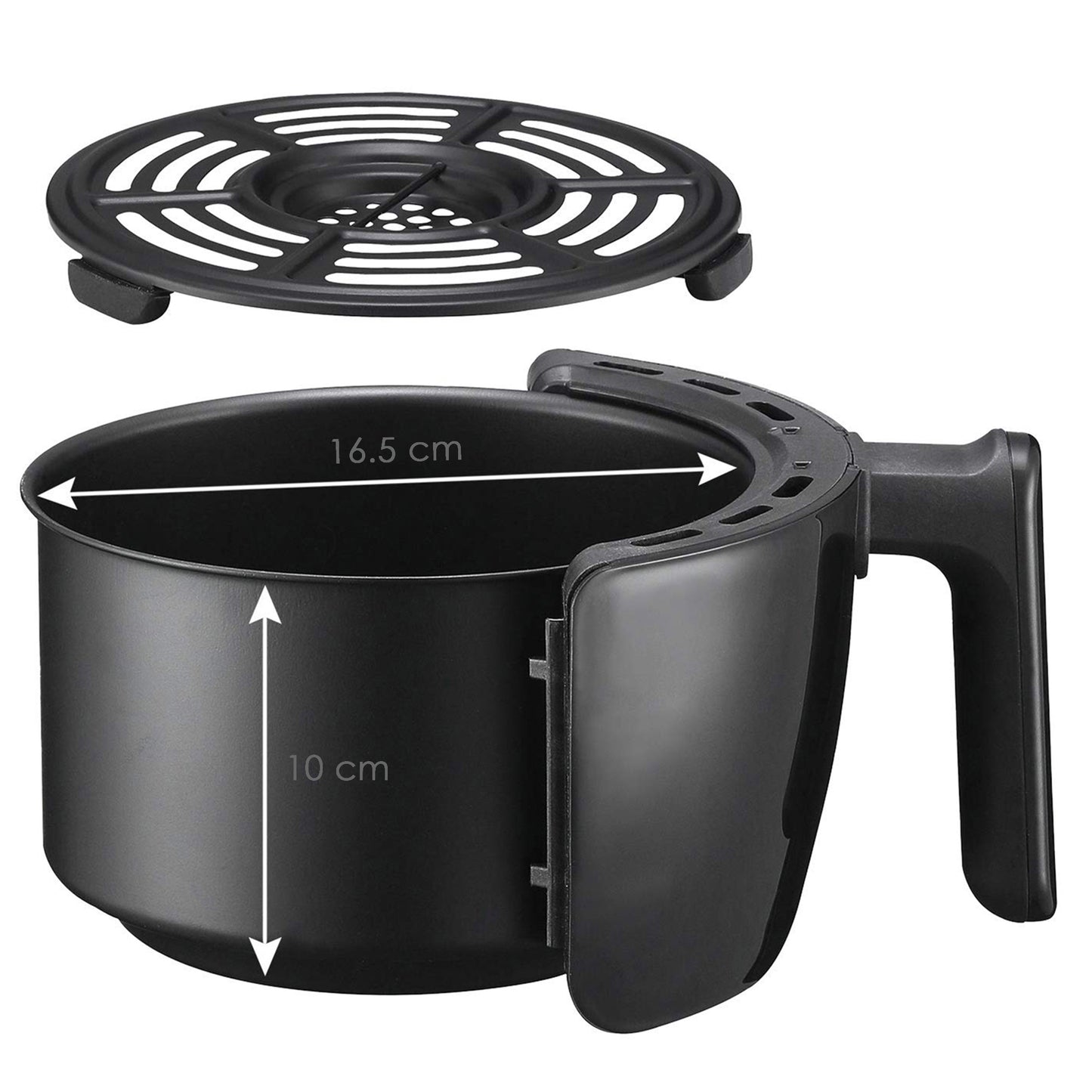 Freidora de Aire Caliente Elite 2QT Black Digital