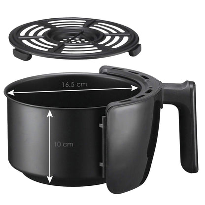 Freidora de Aire Caliente Elite 2QT Black Digital