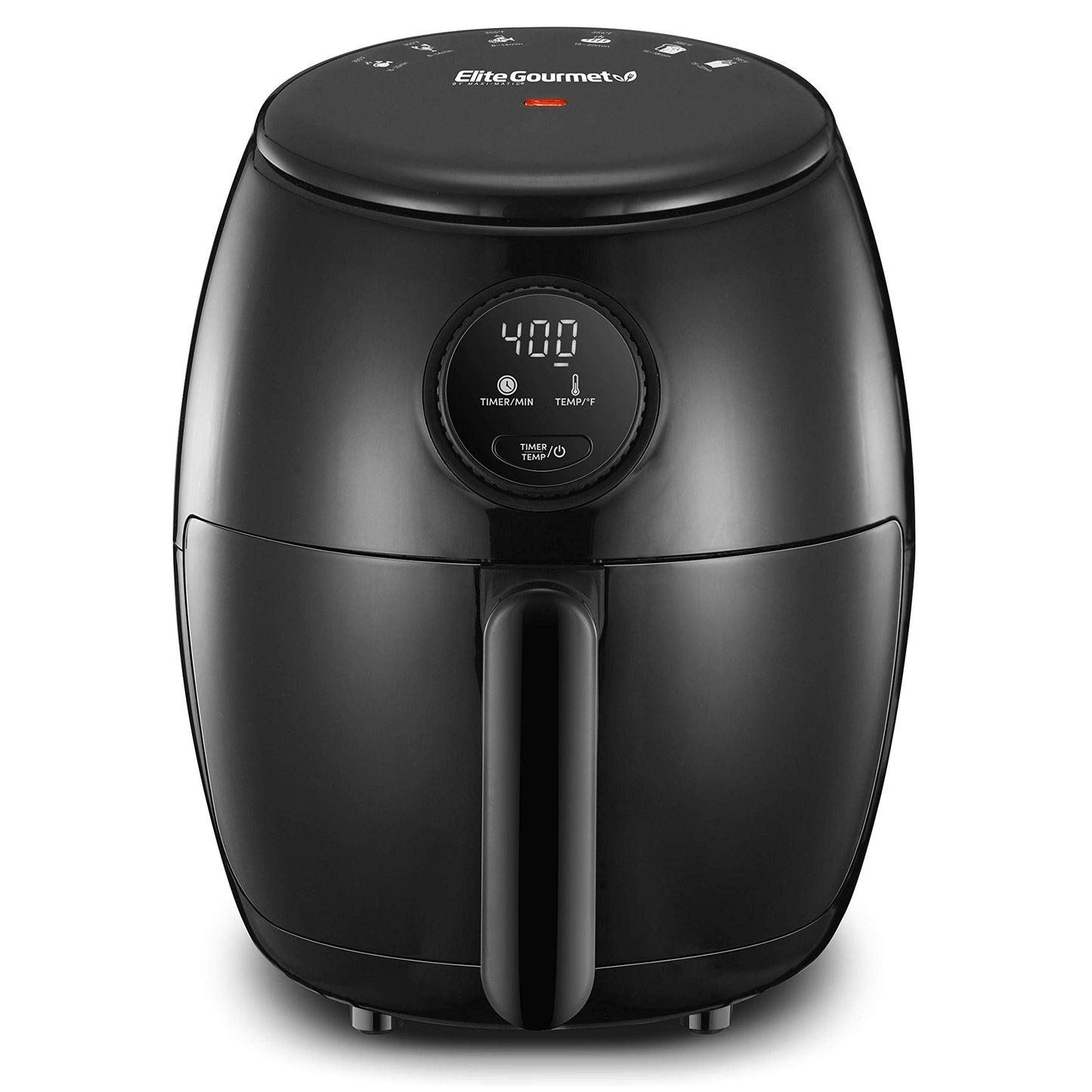 Freidora de Aire Caliente Elite 2QT Black Digital