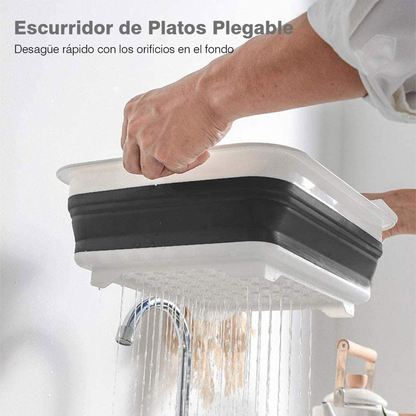 Escurridor Multifuncional Blanco/Gris