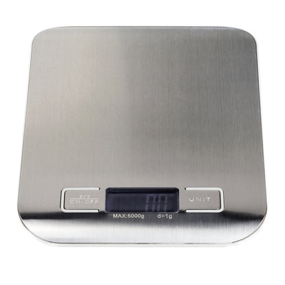 Bascula Cocina Digital 5 Kg Modelo Gamma Plata