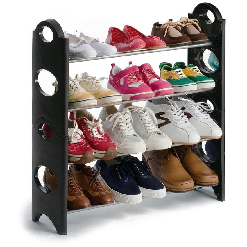 Rack Zapatera Organizador Para 12 Pares 4 Niveles