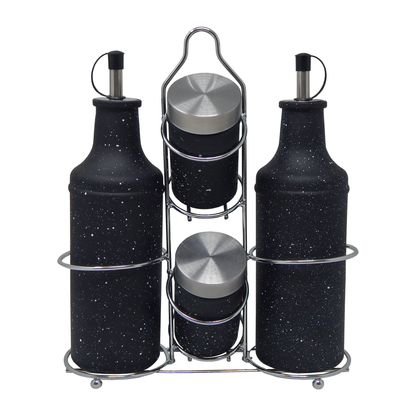 Juego de Aceitera, Vinagrera, salero y pimentero Aquila