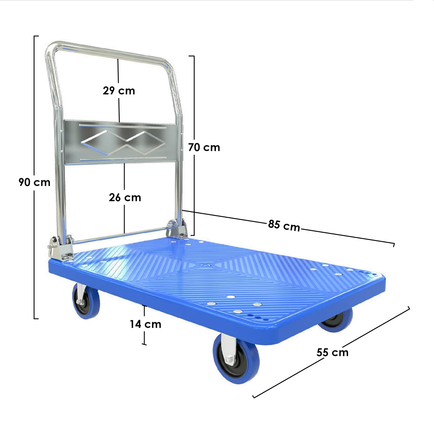 Carrito de carga Plegable 450Kg Aquila