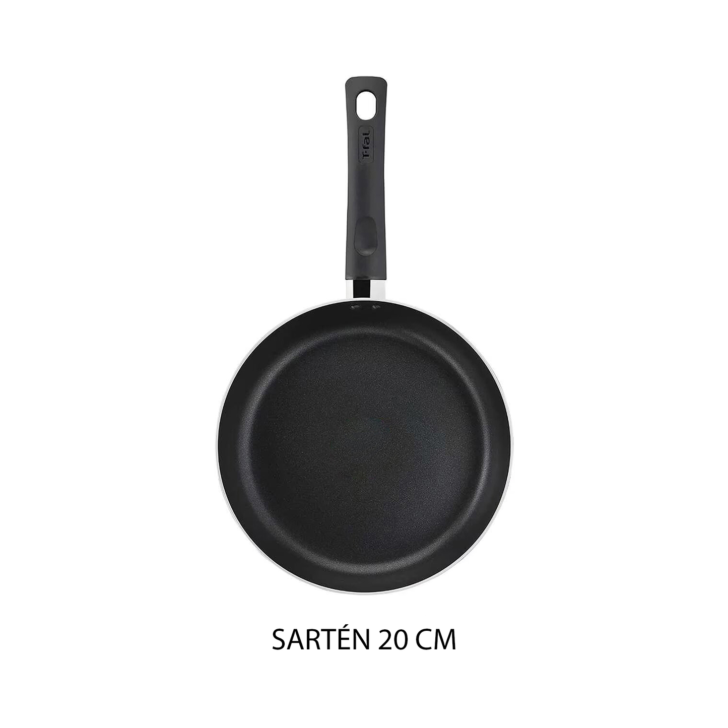 Sarten T-fal 20cm INICIA Color Gris Teflón Antiadherente