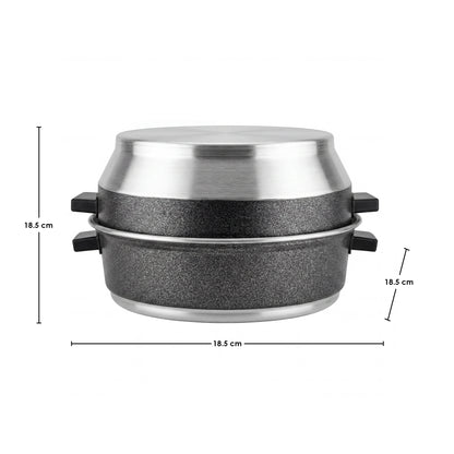 Horno Mágico Alemán de Aluminio Tapa y Vaporera