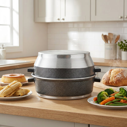 Horno Mágico Alemán de Aluminio Tapa y Vaporera