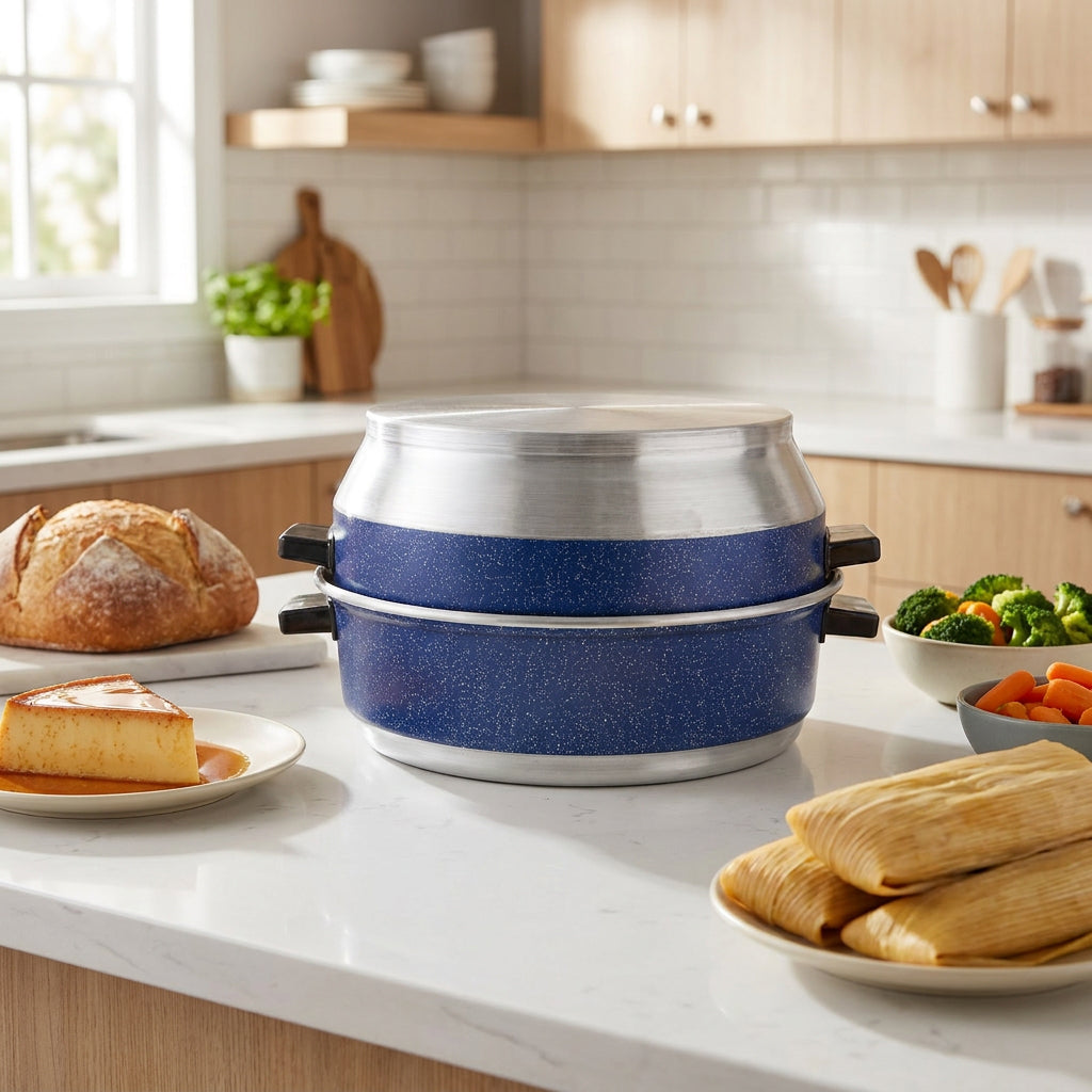 Horno Mágico Alemán de Aluminio Tapa y Vaporera