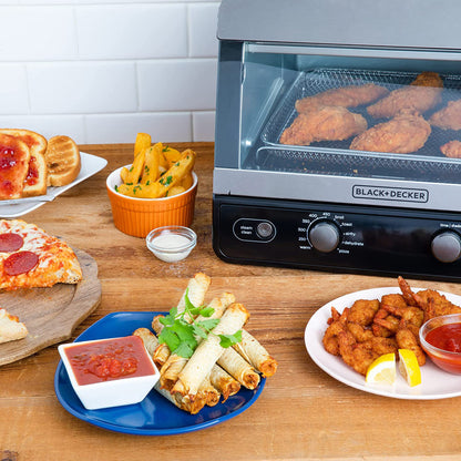 Horno Freidora B+D 19 L  Mod. TOD6020B-LA 8 Funciones