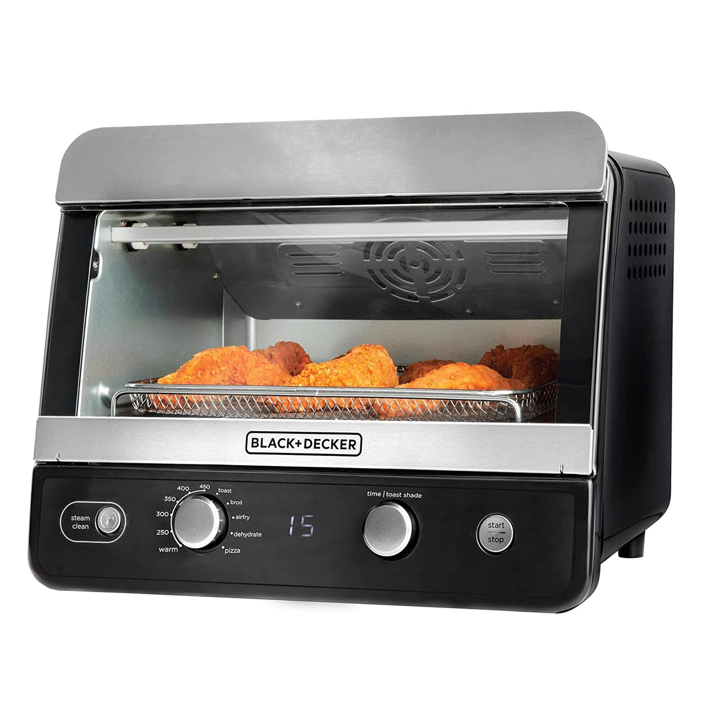 Horno Freidora B+D 19 L  Mod. TOD6020B-LA 8 Funciones