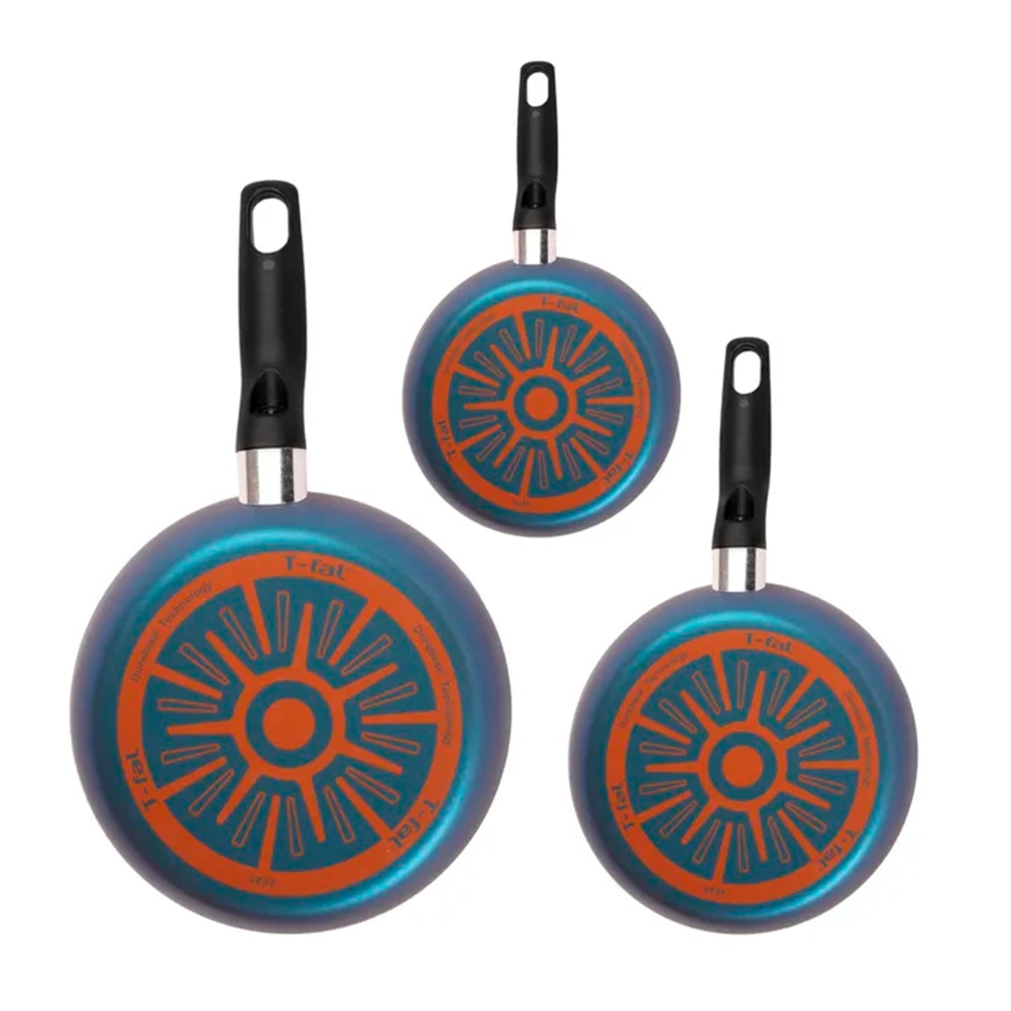 Juego de 3 Sartenes T-Fal Daily Stone Azules