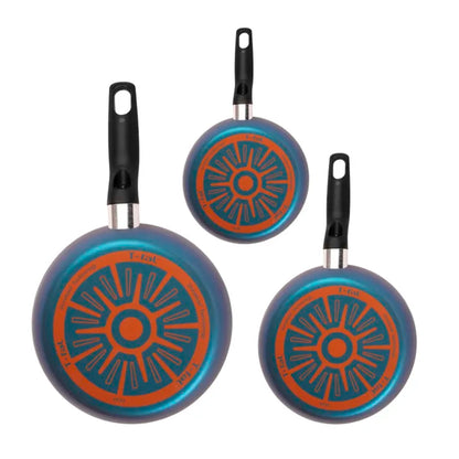 Juego de 3 Sartenes T-Fal Daily Stone Azules