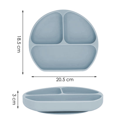 Juego de babero y accesorios de silicón Aquila baby