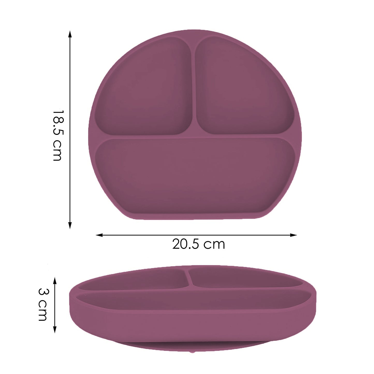 Juego de babero y accesorios de silicón Aquila baby