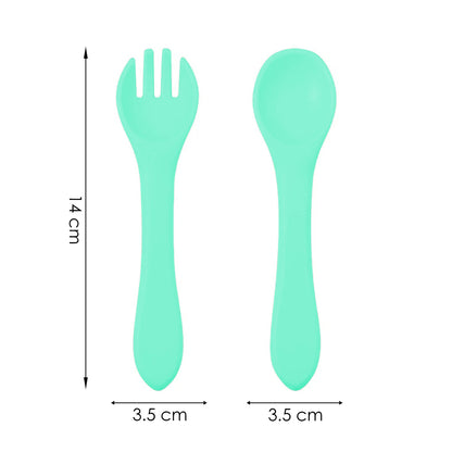 Juego de babero y accesorios de silicón Aquila baby