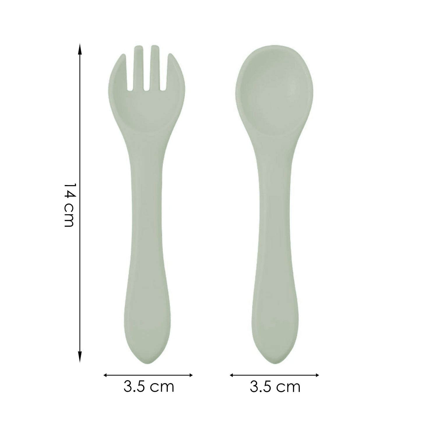 Juego de babero y accesorios de silicón Aquila baby