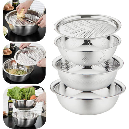 Juego de Ensaladeras Multifuncional 3 en 1 Aquila