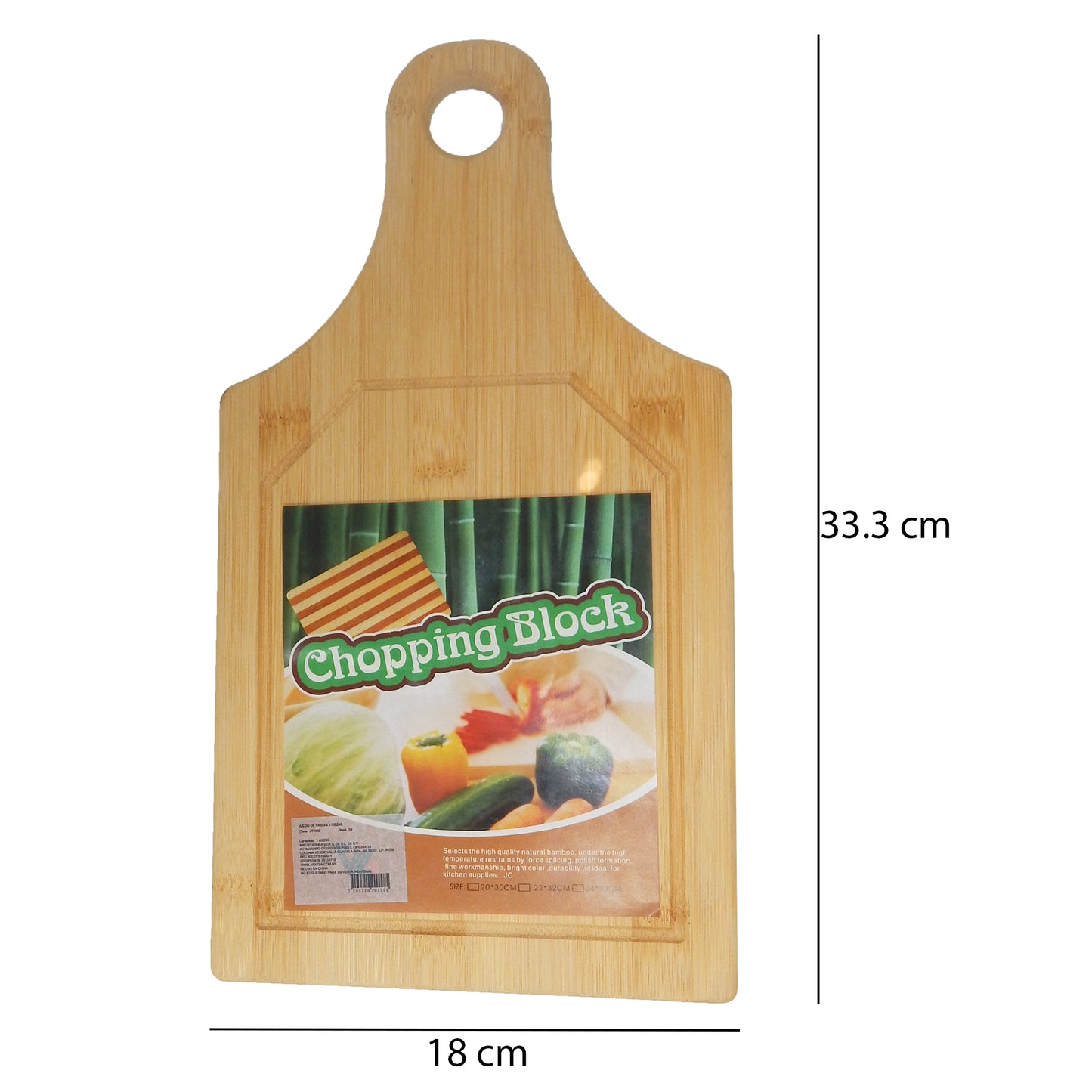 Juego de tablas 3 piezas para picar