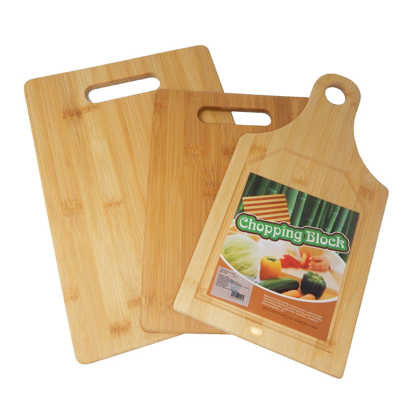 Juego de tablas 3 piezas para picar