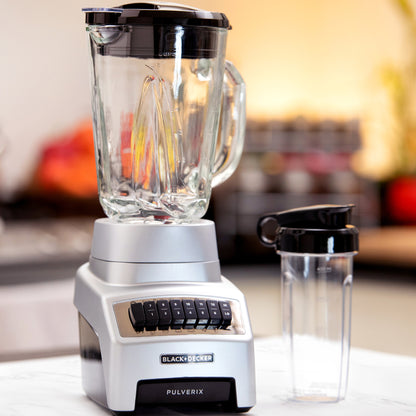 Licuadora B+D 12 Vel Vaso de Vidrio 1.5L con Vaso 400 ml