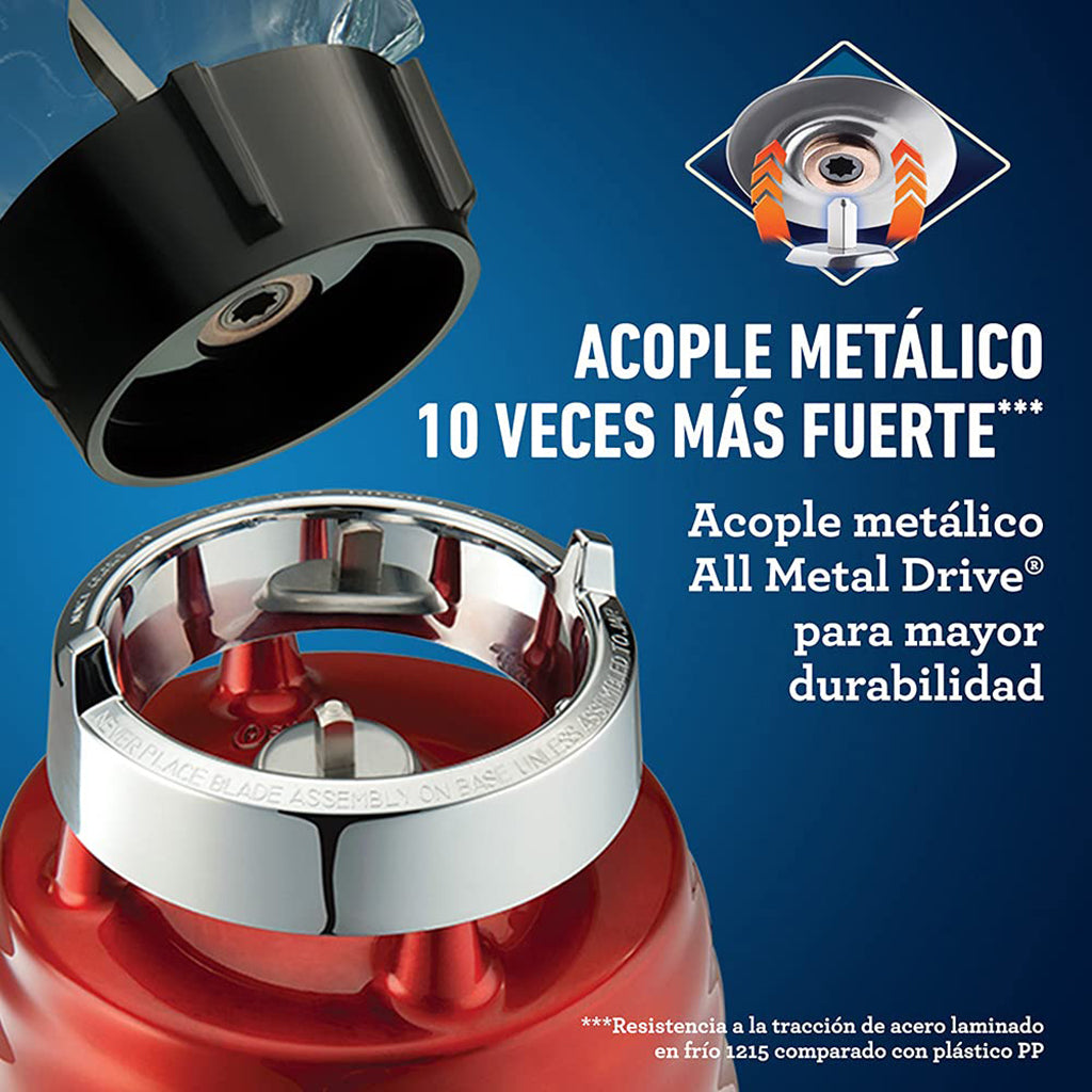 Licuadora Oster Clásica Reversible 1.25 litros VV Rojo BH