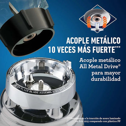 Licuadora Oster Clásica Toggle 1 Velocidad + Pulso Plata