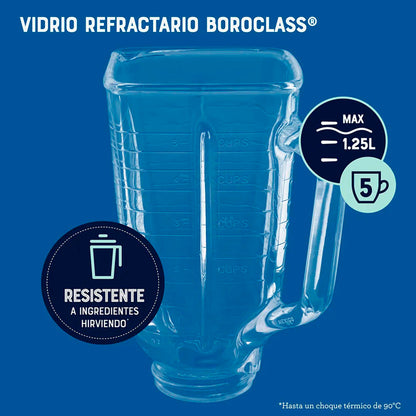 Licuadora Oster 2 Velocidades Vaso De Vidrio 450-20