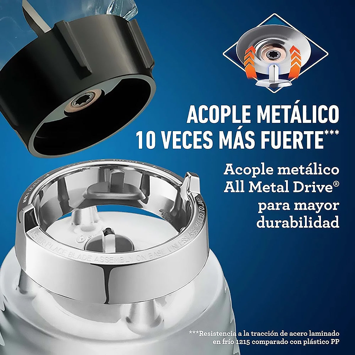 Licuadora Oster Clásica Rotary 3 Velocidades Plata