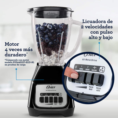 Licuadora Oster Lite Soho 1.5 Litros 4 Velocidades Negro