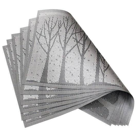 Juego de Manteles Aquila Individuales 6 piezas multicolor