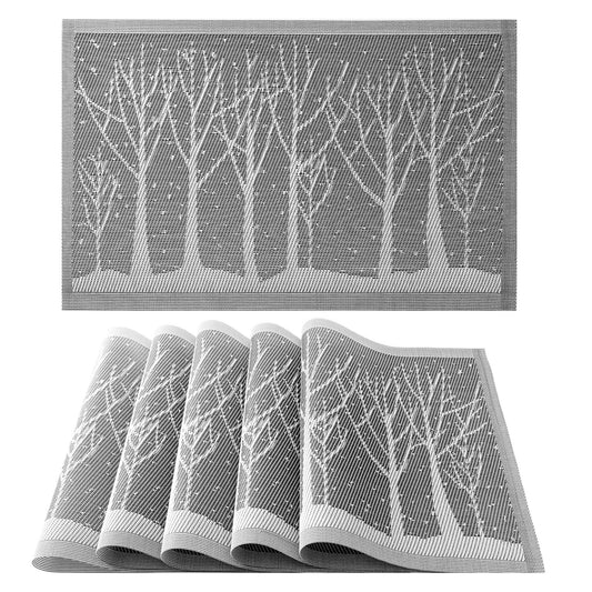 Juego de Manteles Aquila Individuales 6 piezas multicolor