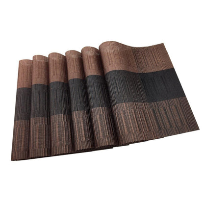 Juego de Manteles Aquila Individuales 6 piezas multicolor